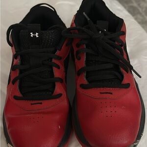Under‎ Armour Red and Black Kids Sneakers